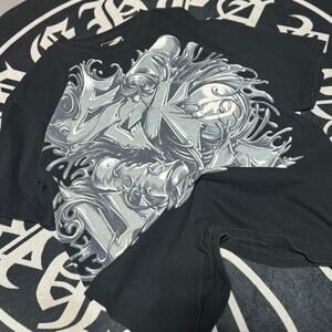 Black & Grey Ecko Unlimited Spray Can y2k Graphic Tee Shirt